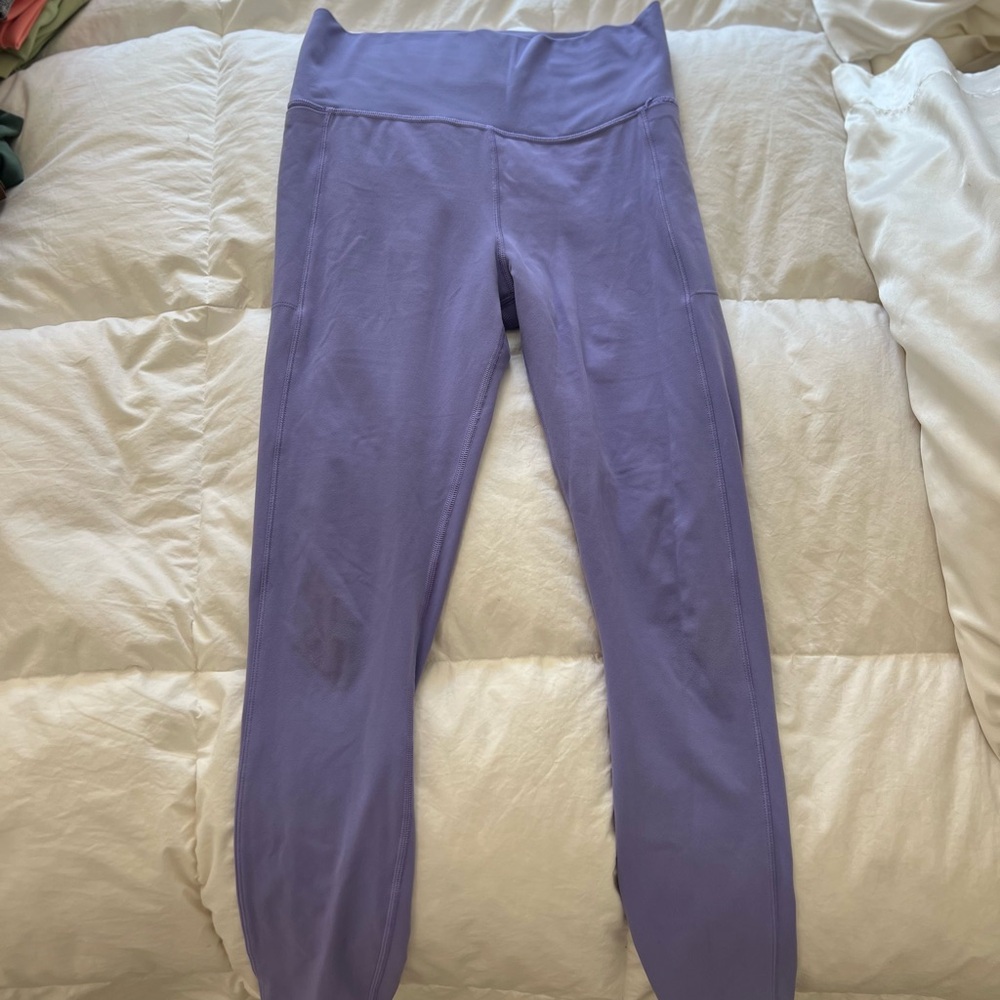 Vuori Purple Leggings High Waist Stretchy Athletic Wear